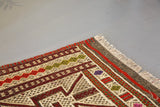 Vintage Bergama Kozak Cicim Kilim Runner