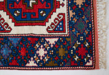 Vintage mini kilim rug in room decor setting, kilim, Turkish rug, vintage rug, portland, rug shop, bright colors, wild shaman, soft rug, bold color, Portland, Oregon, rug store, rug shop, local shop