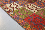 Vintage Bergama Kozak Cicim Kilim Runner
