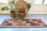 Vintage Bergama Kozak Cicim Kilim Runner
