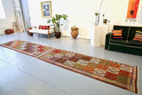 Vintage Bergama Kozak Cicim Kilim Runner
