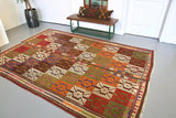 Vintage Bergama Kozak Cicim Kilim Runner