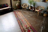 Old Sivas Kilim Runner 2.1ftx10.6ft