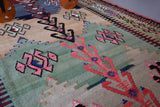 Vintage Anatolian Kilim 6ftx9ft