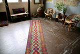 Old Sivas Kilim Runner 2.1ft x 10ft