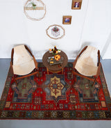 Old Anatolian Yoruk Rug 5.4ftx9.7ft