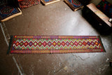 Old Sivas Kilim Runner 2.1ft x 10ft