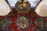 Old Anatolian Yoruk Rug 5.4ftx9.7ft