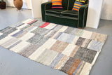 Vintage Chaput Kilim 5.6ftx8.6ft