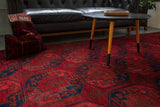old rug, antique rug, Turkish rug, Portland, Oregon, rug store, rug shop, local shop, bright colors, wild shaman, large rug, area rug, red rug, bold color, burgundy, dark red