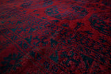 old rug, antique rug, Turkish rug, Portland, Oregon, rug store, rug shop, local shop, bright colors, wild shaman, large rug, area rug, red rug, bold color, burgundy, dark red