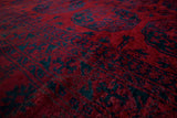 Vintage Afghan Turkmen Rug  6'6" x 9'4"