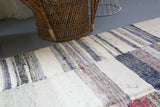 Vintage Chaput Kilim 4.9ftx9.6ft