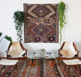 Vintage Van Kilim Rug 5'x5'4"