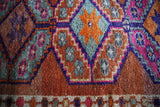 Old Kurdish Herki Runner 2.9ftx12ft