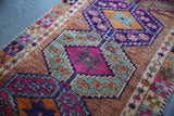 Old Kurdish Herki Runner 2.9ftx12ft