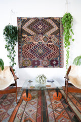 Vintage Van Kilim Rug 5'x5'4"