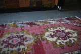 Vintage Turkish Faded Anatolian Runner Rug 2.8ftx8.6ft