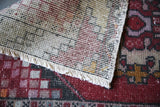 Vintage Turkish Faded Anatolian Runner Rug 2.8ftx8.6ft