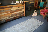 Vintage Faded Anatolian Turkish Runner Rug 3.2ftx10ft