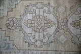 Vintage Faded Anatolian Turkish Runner Rug 3.2ftx10ft