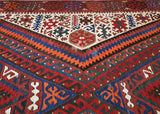 Old Fethiye Kilim 5.4ftx10.6ft