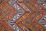 Old Mersin Mut Cicim Kilim 5.4ftx7.8ft