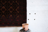 Antique Timurid Baluch Rug 4ftx6.9ft