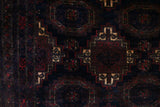 Antique Timurid Baluch Rug 4ftx6.9ft