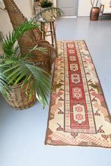 Old Milas Runner Rug 2.7ftx9.7ft