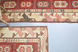 Old Milas Runner Rug 2.7ftx9.7ft