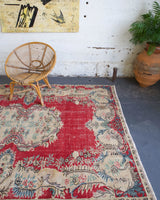 pile rug, Turkish rug, vintage rug, portland, rug shop, bright colors, distressed rug, wild shaman, worn out, bold color, Portland, Oregon, rug store, rug shop, local shop