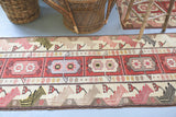 Old Milas Runner Rug 2.7ftx9.7ft