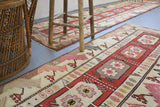 Old Milas Runner Rug 2.7ftx9.7ft