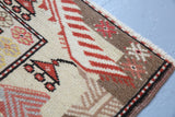 Old Milas Runner Rug 2.7ftx9.7ft