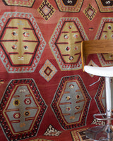Vintage Sivas Sarkisla Kilim Rug 7'7"x11'9"