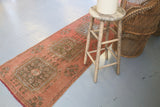 Old Konya Sille Runner Rug 3.4ftx10.5ft