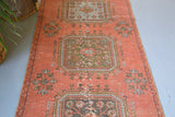Old Konya Sille Runner Rug 3.4ftx10.5ft