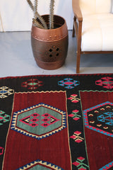 Vintage Anatolian Kilim 5.7ftx9.10ft