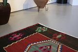 Vintage Anatolian Kilim 5.7ftx9.10ft