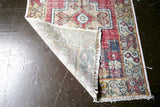 Vintage Turkish Faded Anatolian Rug 3.3ftx5.11ft