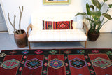 Vintage Anatolian Kilim 5.7ftx9.10ft