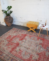 old rug, antique rug, earthy colors, faded colors, Turkish rug, vintage rug, worn out rug, distressed rug, Portland, Oregon, rug store, rug shop, local shop, pile rug