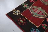 Vintage Anatolian Kilim 5.7ftx9.10ft