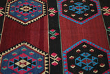 Vintage Anatolian Kilim 5.7ftx9.10ft