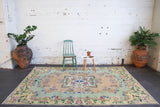 old rug, antique rug, earthy colors, faded colors, Turkish rug, vintage rug, worn out rug, distressed rug, Portland, Oregon, rug store, rug shop, local shop, pile rug