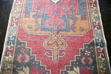 Vintage Faded Anatolian Rug 4.2ftx9ft