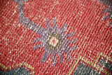 Vintage Faded Anatolian Rug 4.2ftx9ft