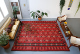 red, balkan kilim, pilot kilim, kilim rug, large area rug, antique rug, turkish rug, flat weave rug, portland rug shop, wild shaman