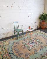 old rug, antique rug, earthy colors, faded colors, Turkish rug, vintage rug, worn out rug, distressed rug, Portland, Oregon, rug store, rug shop, local shop, pile rug